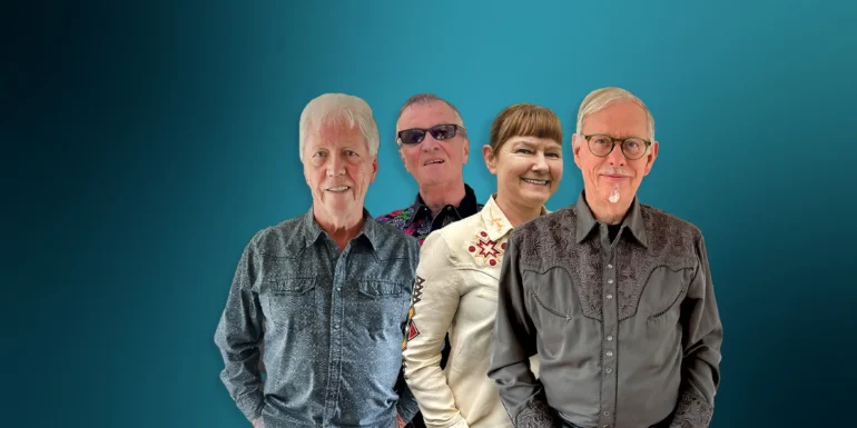 Stephen Rapid, Paul McGee, Declan Culliton and Eilís Bolan, presenters of Lonesome Highway