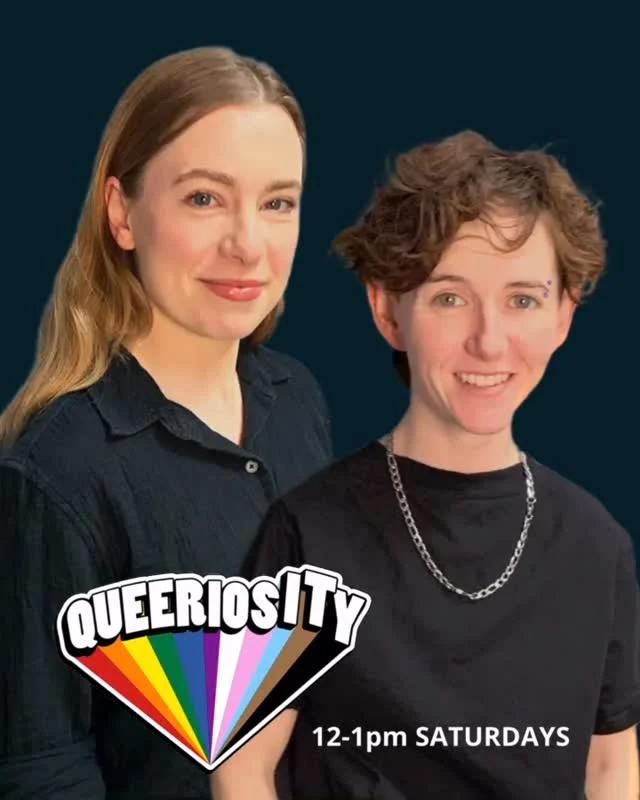 This week on #Queeriosity we’ve got a packed show.
Ally & Emily ask the big questions; Where did the days of cheap flights go and who really pays for a date? Adam brings us the latest LGBT+ news plus, Tom from @LGBTIreland joins us to talk about #Telefriending—a beautiful way for older community members to connect, laugh & share support through weekly phone calls.

#Queernews #oldergays