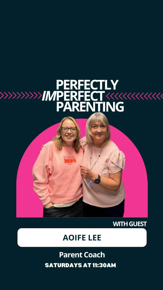 This week on #PerfectlyImperfectParenting Mary was joined in studio by Aoife Lee. Aoife is a parent coach, and has worked in the field of parenting for the last 20 years. She joined Mary to chat about balancing our home and our working lives. 

If you have experiences #burnout, overwhelm, or struggle to manage your workload and personal life, this is the show for you! 

11:30 am this Saturday, don’t miss it. 

#parentcoach #worklife