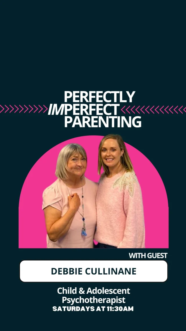 This week on #PerfectlyImperfectParenting Mary was joined in studio by Debbie Cullinane, Child & Adolescent #Psychotherapist, play #therapist and former primary school teacher. 

Debbie joined Mary to talk about how to support children and teens with sensory processing difficulties. 

Tune in this Saturday from 11:30am 

#primaryschoolteacher #playtherapy
