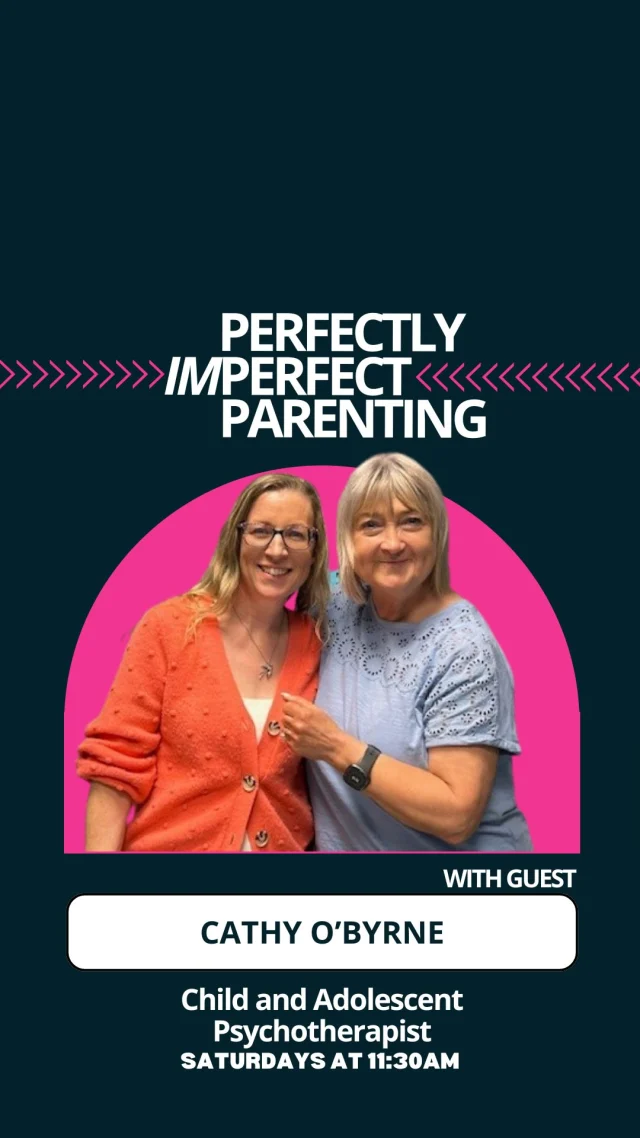 This week on #PerfectlyImperfectParenting Mary was joined by Cathy O’Byrne, Child and Adolescent Psychotherapist. 

They chat about positive attachments with your children and the Circle of Security, but it turned into a lovely chat about good enough parenting, rupture and repair, and being less harsh on ourselves. 

Tune in this Saturday from 11:30am 

#goodenoughparenting #childpsychotherapist #adolescentpsychiatrist #circleofsecurityparenting