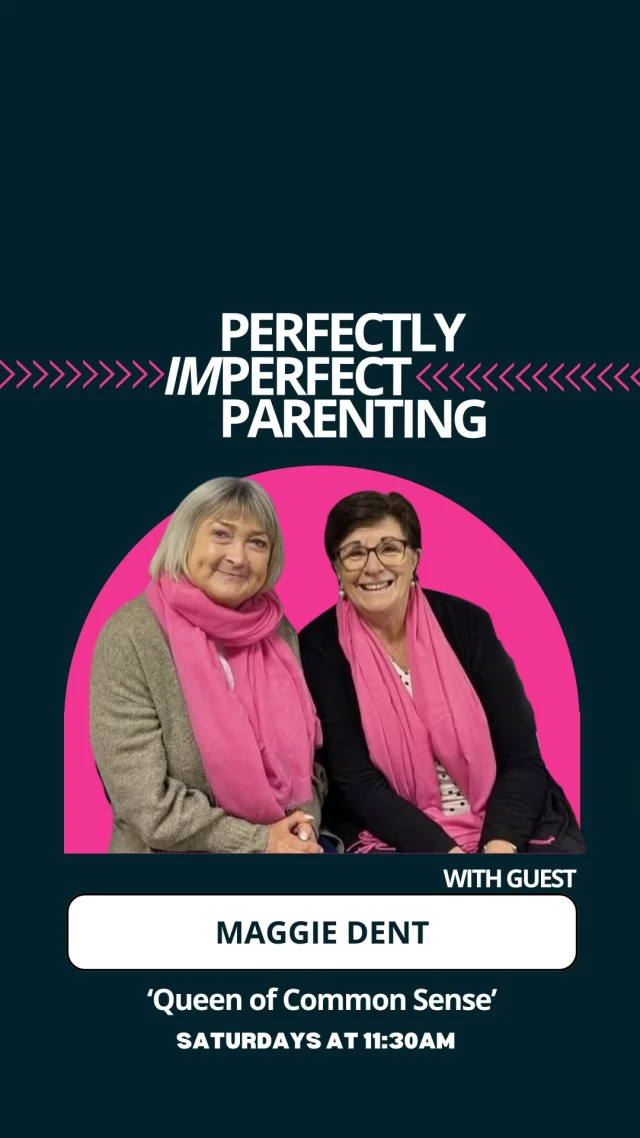 This week on #perfectlyimperfectparenting Mary was delighted to be joined by Australia’s ‘Queen of Common Sense’ Maggie Dent. Maggie is the #author of 10 parenting books, is the proud #mother of four sons, and is such a strong advocate for a common-sense approach to raising children. 

Not to be missed ! Tune in from 11:30am 

#boymum #commonsenseparenting #children