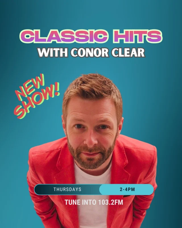 🚨New Show Alert🚨

✨🎶 Classic Hits with @conorclear, the ultimate Thursday soundtrack! Conor has you covered with all your favourite timeless tracks. Two hours of nostalgia, feel-good vibes, and the songs that never get old.
📻 ✨Tune in every thursday from 2 to 4PM on Dublin City FM 103.2FM 

#classichits #timelessmusic #classics