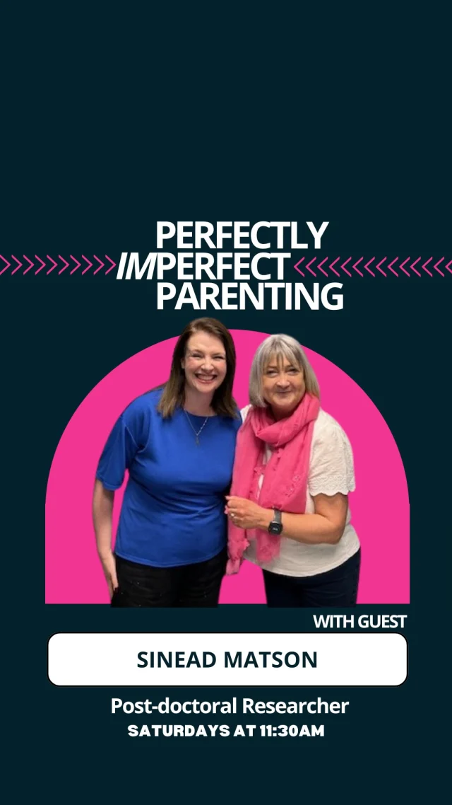 This week on #PerfectlyImperfectParenting Mary was joined by Sinead Matson for a chat. Sinead is Post-doctoral Researcher at Maynooth University but joined Mary to talk to tell us her personal story of survival after a brain tumour and ongoing epilepsy.
She is an absolute powerhouse of a woman and told Mary how her experience as a Montessori teacher helped her to regain basic life skills! From that place, she went on to complete her PhD and is passionate about letting other people know that you can re-find yourself after trauma. Tune in from 11.30am!