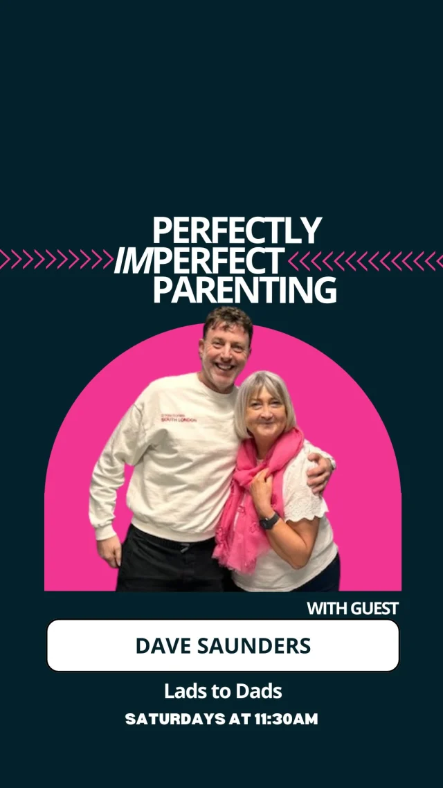 This week on #PerfectlyImperfectParenting, Mary is joined by Dave Saunders, the #CEO of From Lads to Dads, a community-based support network dedicated to assisting and empowering new fathers on their remarkable journey into #fatherhood.
 
They had a chat about how important dads are in the lives of their children, some of the pressures that young dads can feel, and how From Lads to Dads supports fathers.

Tune in this Saturday from 11:30am 
#fromladstodads