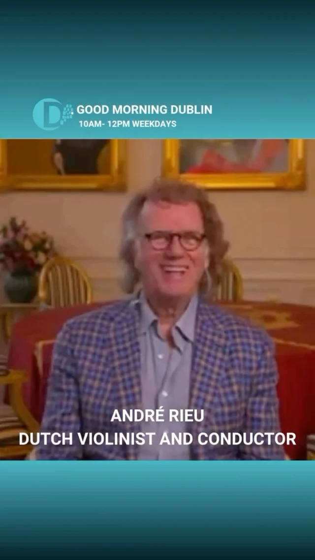 🎻✨ Chloe Sutton @chloesuttonxoxo chats with the one and only @andrerieu on Good Morning Dublin 🍀🎙️ From his love for Ireland 🇮🇪 to the highlights of his incredible career and some of his favorite things, this is a conversation full of music, stories, and charm you won’t want to miss! #AndreRieu #GoodMorningDublin #DublinCityFM #MusicLegend