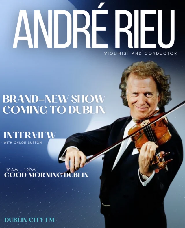 🎙️ Good Morning Dublin Tomorrow morning from 10am. Join host Stephen Daly this week on Dublin City FM for a packed show full of music, sport, and inspiring stories!

🎻 World-renowned violinist and conductor André Rieu chats with Chloe Sutton ahead of his highly anticipated Dublin show this April at the 3Arena. From timeless classics to the magic behind his spectacular performances, André shares what audiences can expect

🏆 Kian Lacchia brings us your Friday Sports Preview, covering everything from the international break, URC action, GAA National League Finals, F1, First Division, Women’s LOI and more 
💬 17-year-old Michela Mai speaks to Ruby Conway about her mental health magazine, Sonder. She opens up about her journey, achievements, and future plans for the publication 

📻 Tune in to Good Morning Dublin at 10AM on Dublin City FM!

#GoodMorningDublin #DublinCityFM #Sports #MentalHealth #AndréRieu
